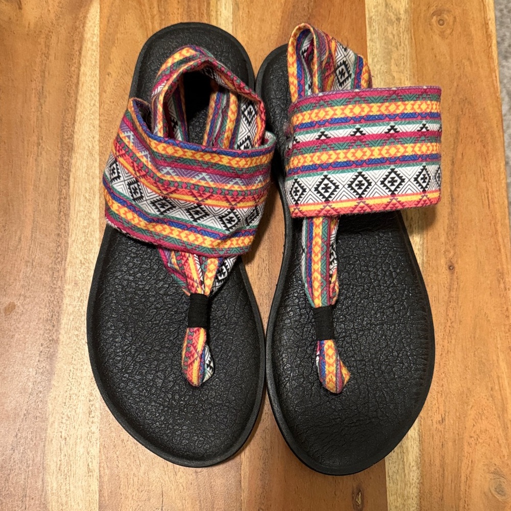 Sanuk Yoga Sling 2 Sandals – Boho Multicolor Straps